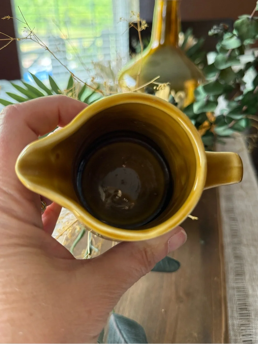Vintage Homer Laughlin Granada Creamer Gold Speck Glaze - Picture 4 of 5